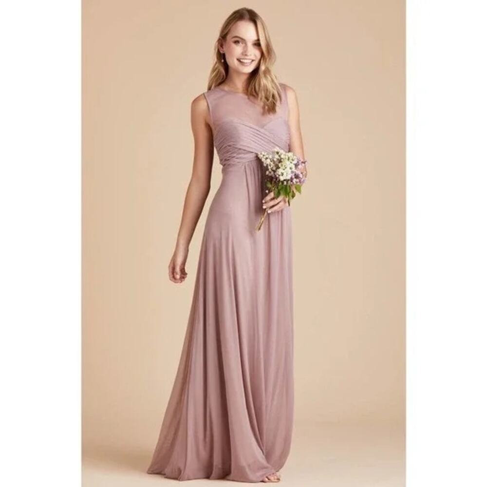 Birdy Grey Ryan Bridemaid Dress Mesh Mauve S